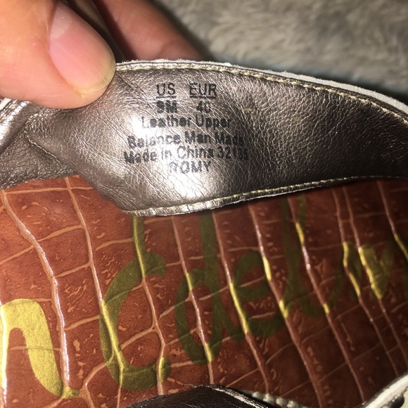 Sam Edelman Romy Leather Wedge Sandals - Picture 8 of 8